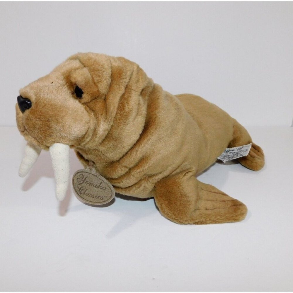 Russ Yomiko Classics Plush Walrus 15" Brown Stuffed Toy animal